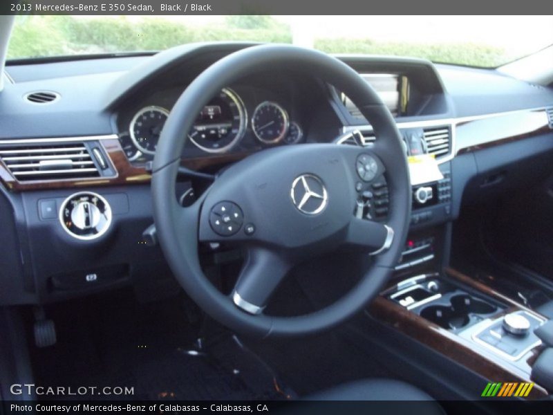 Black / Black 2013 Mercedes-Benz E 350 Sedan