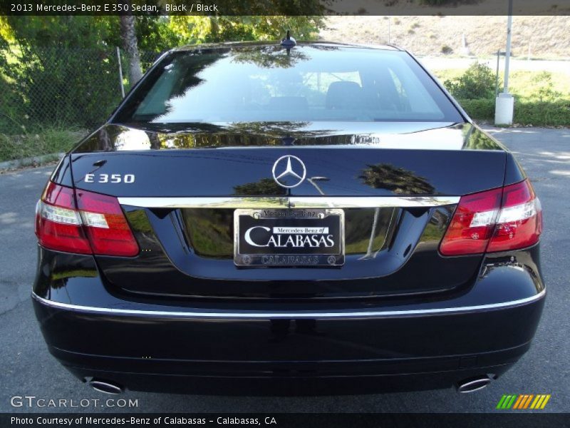 Black / Black 2013 Mercedes-Benz E 350 Sedan