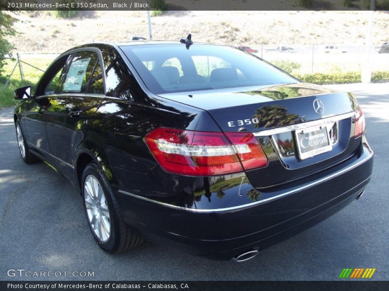 Black / Black 2013 Mercedes-Benz E 350 Sedan