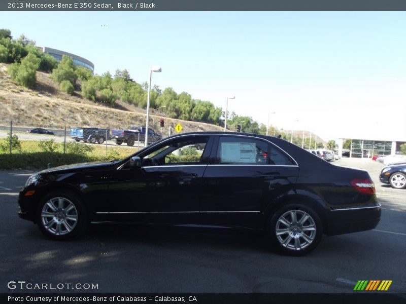Black / Black 2013 Mercedes-Benz E 350 Sedan