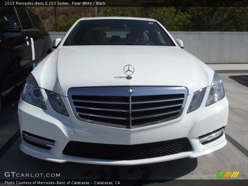 Polar White / Black 2013 Mercedes-Benz E 350 Sedan