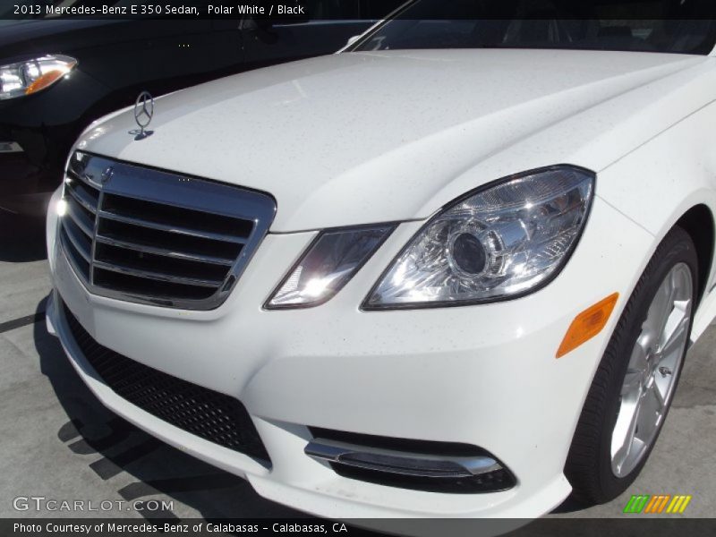 Polar White / Black 2013 Mercedes-Benz E 350 Sedan