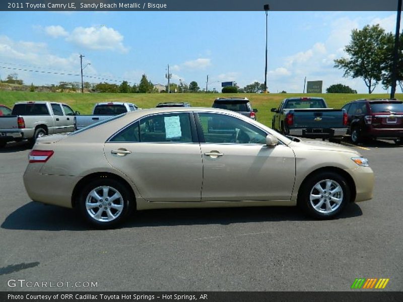 Sandy Beach Metallic / Bisque 2011 Toyota Camry LE