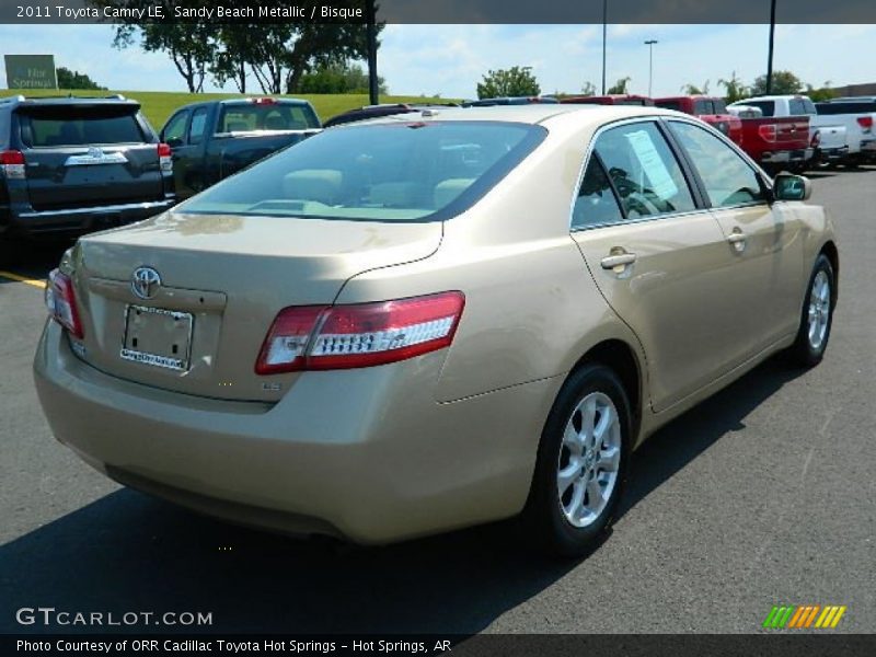 Sandy Beach Metallic / Bisque 2011 Toyota Camry LE