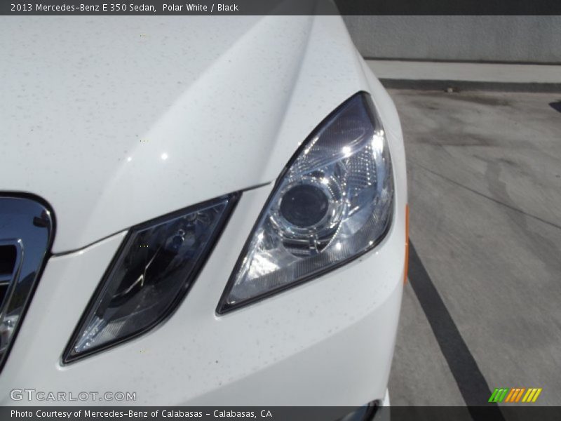 Polar White / Black 2013 Mercedes-Benz E 350 Sedan