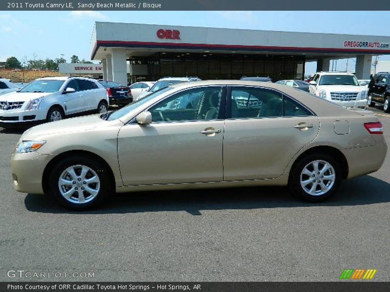 Sandy Beach Metallic / Bisque 2011 Toyota Camry LE