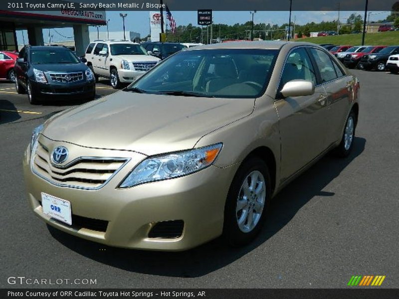 Sandy Beach Metallic / Bisque 2011 Toyota Camry LE