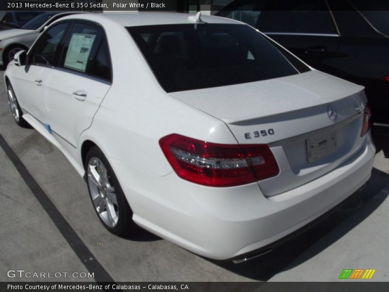 Polar White / Black 2013 Mercedes-Benz E 350 Sedan