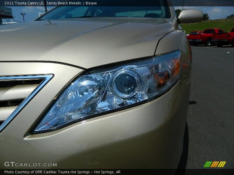 Sandy Beach Metallic / Bisque 2011 Toyota Camry LE