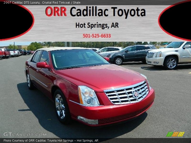 Crystal Red Tintcoat / Shale 2007 Cadillac DTS Luxury