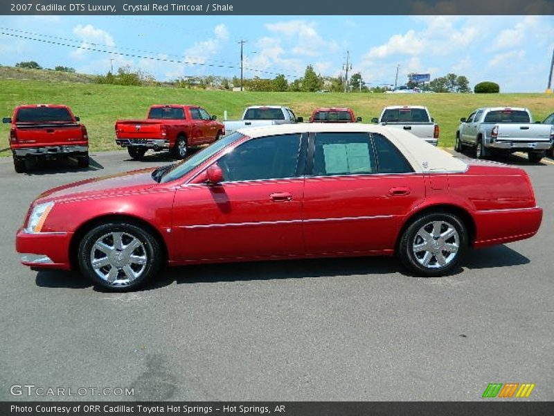 Crystal Red Tintcoat / Shale 2007 Cadillac DTS Luxury