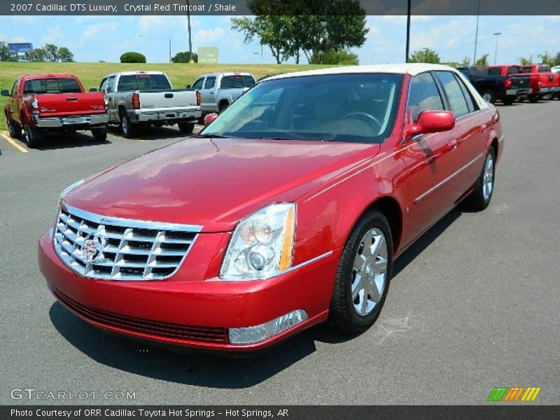 Crystal Red Tintcoat / Shale 2007 Cadillac DTS Luxury