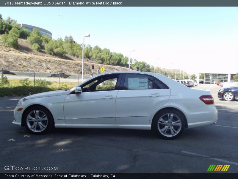 Diamond White Metallic / Black 2013 Mercedes-Benz E 350 Sedan