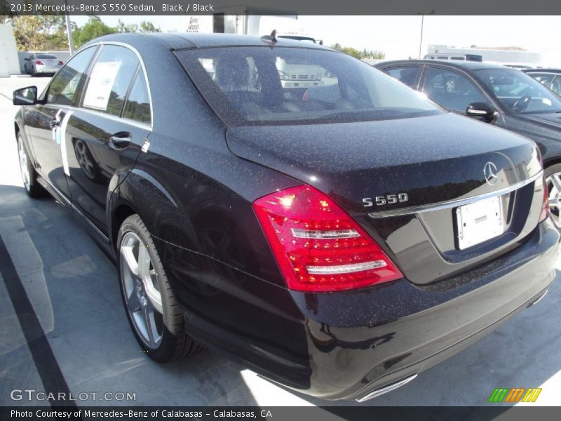 Black / Black 2013 Mercedes-Benz S 550 Sedan