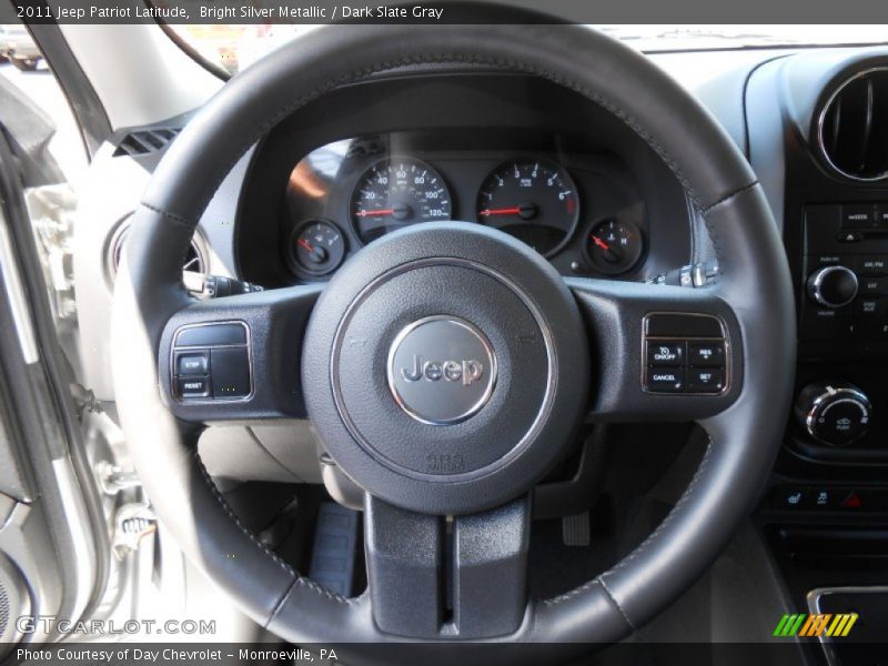 Bright Silver Metallic / Dark Slate Gray 2011 Jeep Patriot Latitude