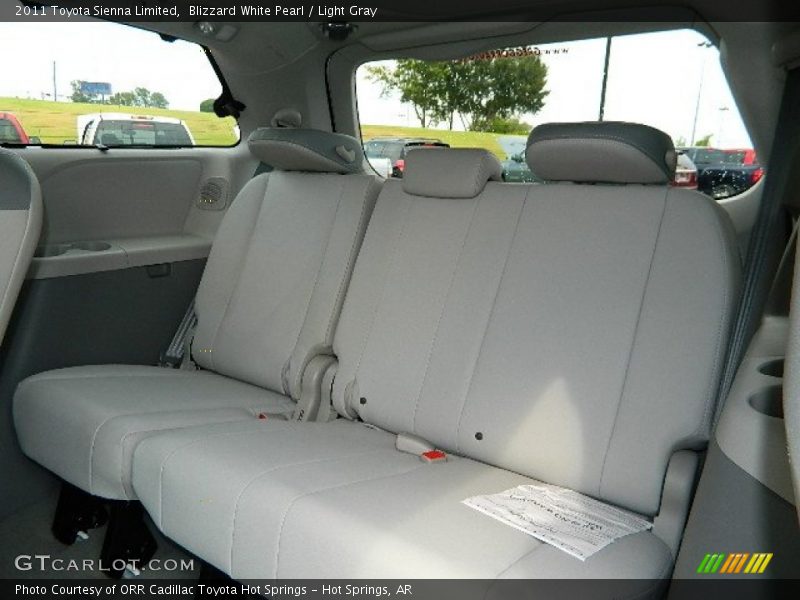 Blizzard White Pearl / Light Gray 2011 Toyota Sienna Limited
