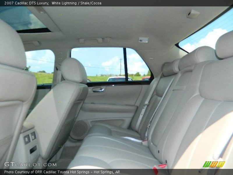 White Lightning / Shale/Cocoa 2007 Cadillac DTS Luxury
