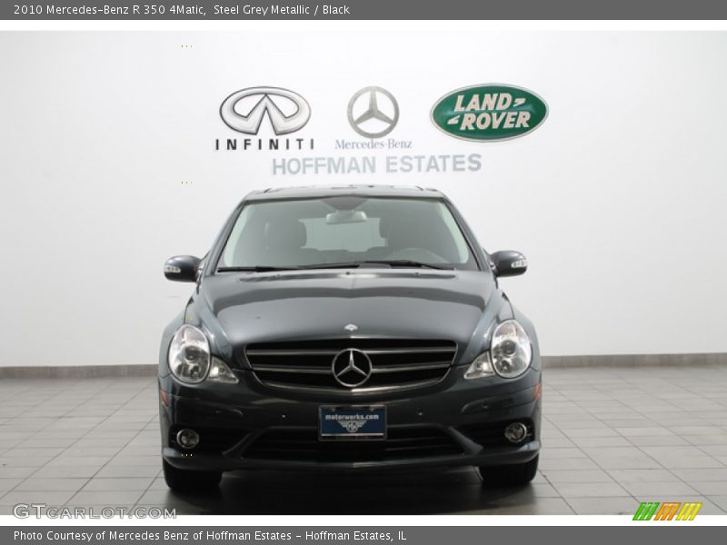 Steel Grey Metallic / Black 2010 Mercedes-Benz R 350 4Matic