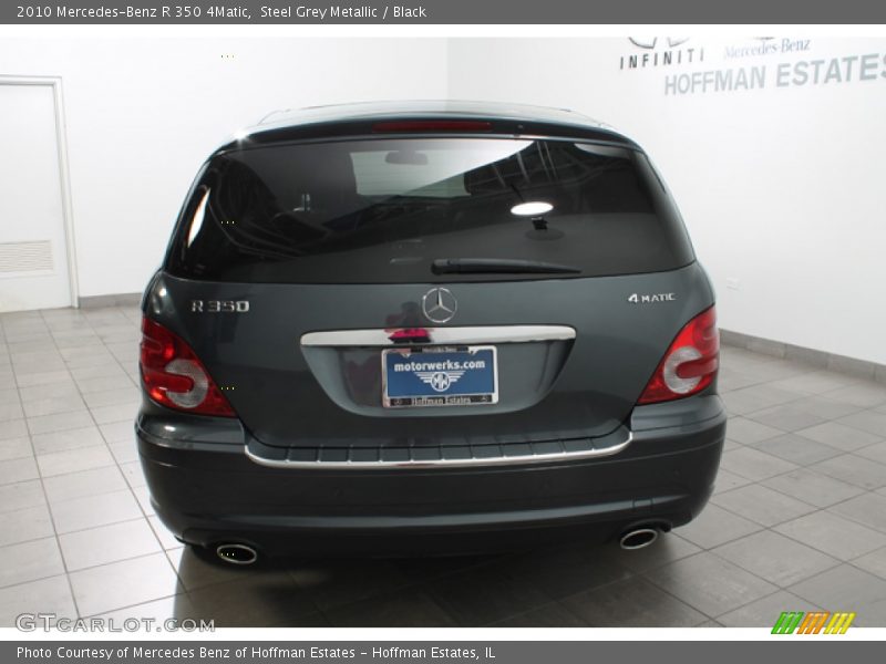 Steel Grey Metallic / Black 2010 Mercedes-Benz R 350 4Matic