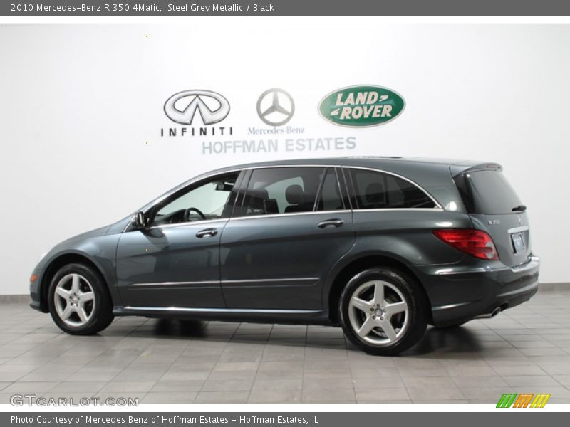 Steel Grey Metallic / Black 2010 Mercedes-Benz R 350 4Matic