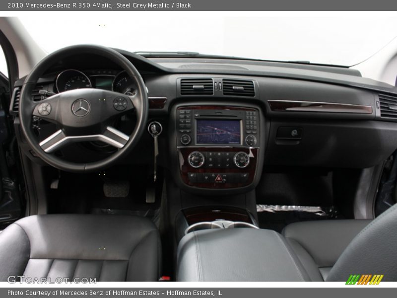 Steel Grey Metallic / Black 2010 Mercedes-Benz R 350 4Matic