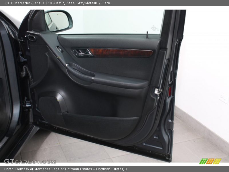 Steel Grey Metallic / Black 2010 Mercedes-Benz R 350 4Matic