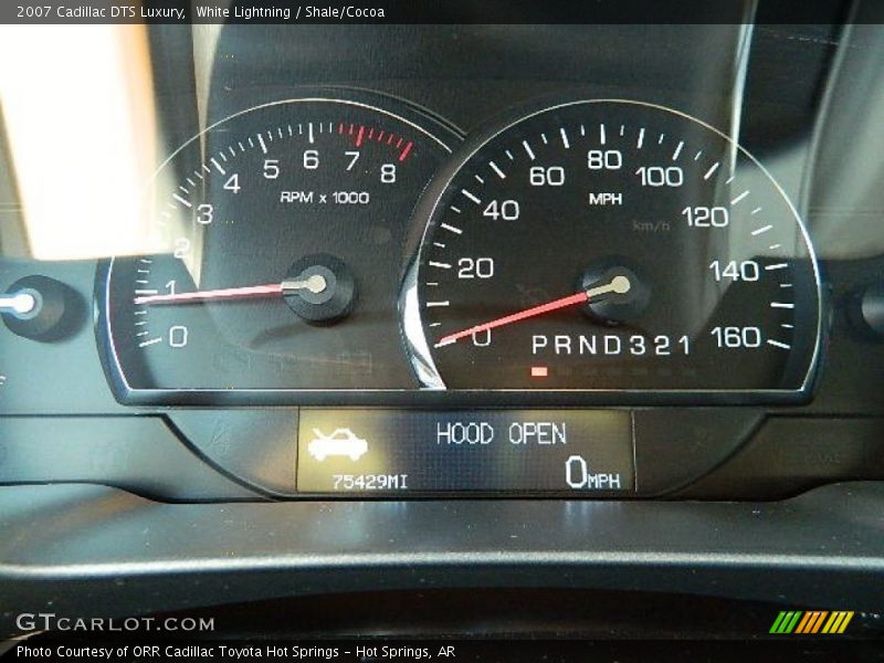 White Lightning / Shale/Cocoa 2007 Cadillac DTS Luxury