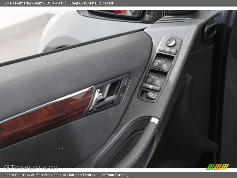 Steel Grey Metallic / Black 2010 Mercedes-Benz R 350 4Matic