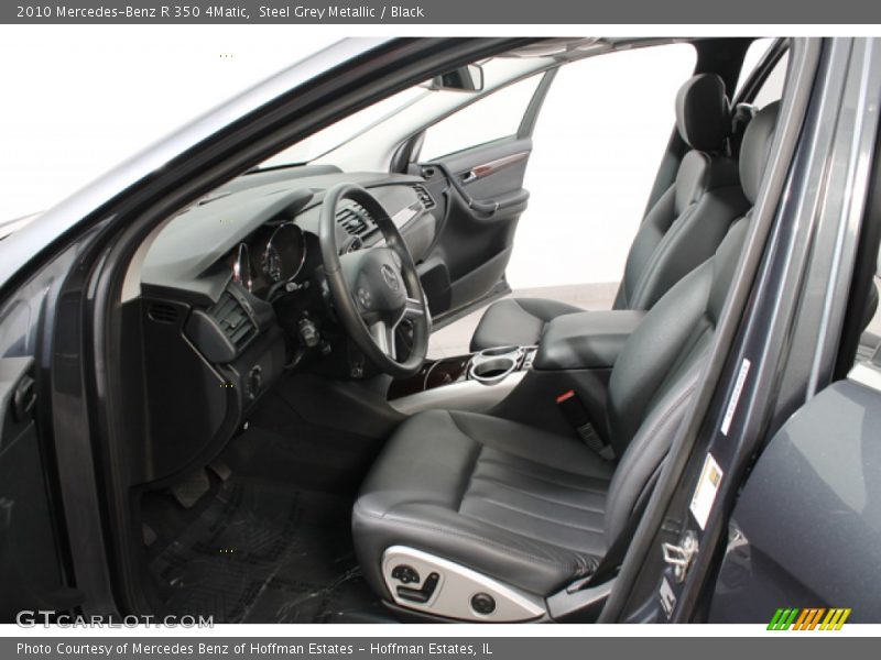Steel Grey Metallic / Black 2010 Mercedes-Benz R 350 4Matic