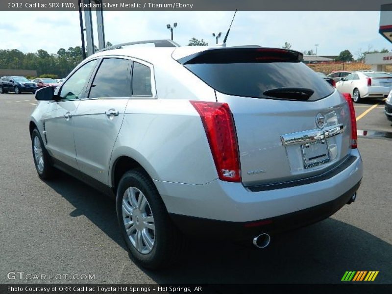 Radiant Silver Metallic / Titanium/Ebony 2012 Cadillac SRX FWD