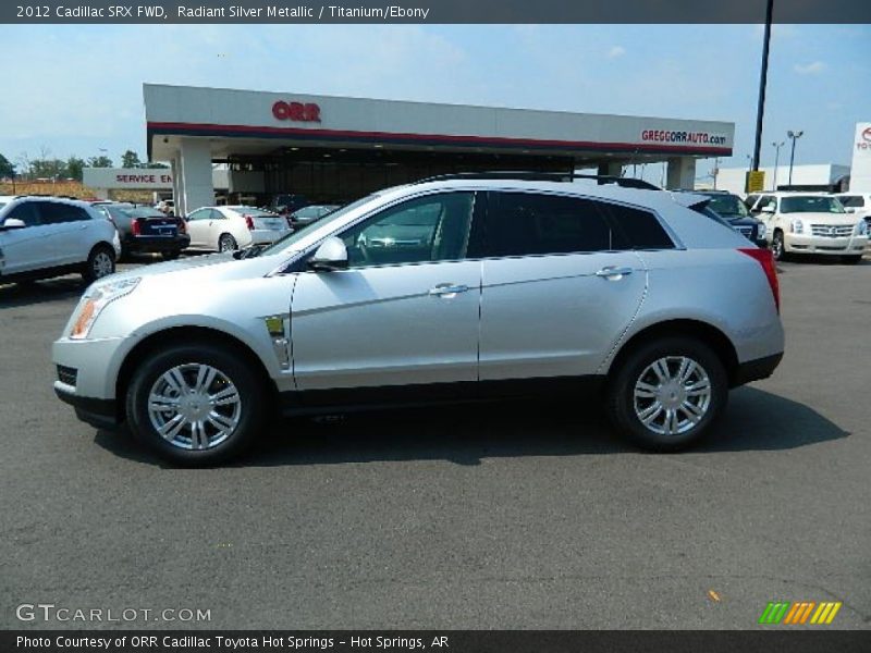 Radiant Silver Metallic / Titanium/Ebony 2012 Cadillac SRX FWD