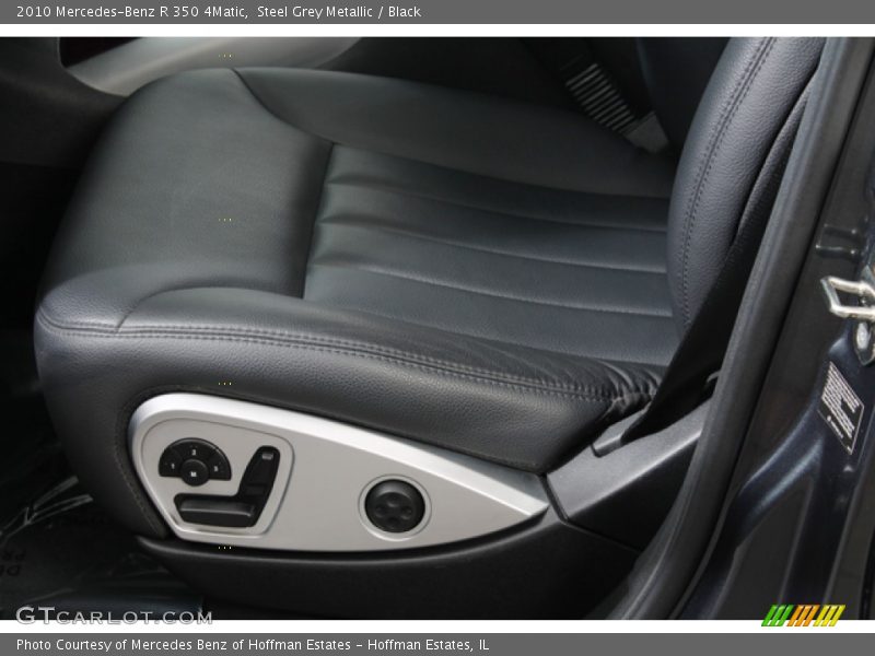 Steel Grey Metallic / Black 2010 Mercedes-Benz R 350 4Matic