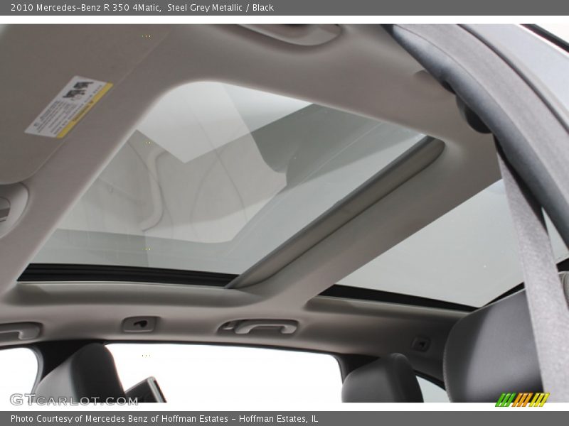 Steel Grey Metallic / Black 2010 Mercedes-Benz R 350 4Matic