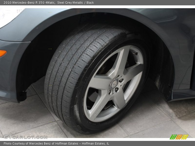 Steel Grey Metallic / Black 2010 Mercedes-Benz R 350 4Matic