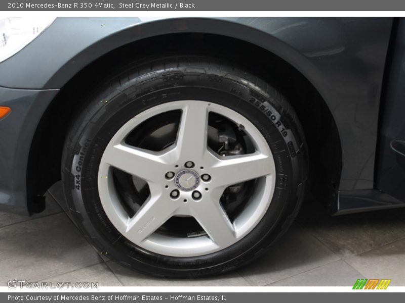 Steel Grey Metallic / Black 2010 Mercedes-Benz R 350 4Matic