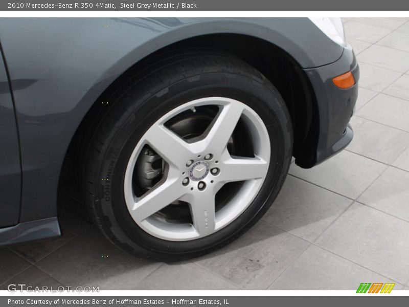 Steel Grey Metallic / Black 2010 Mercedes-Benz R 350 4Matic