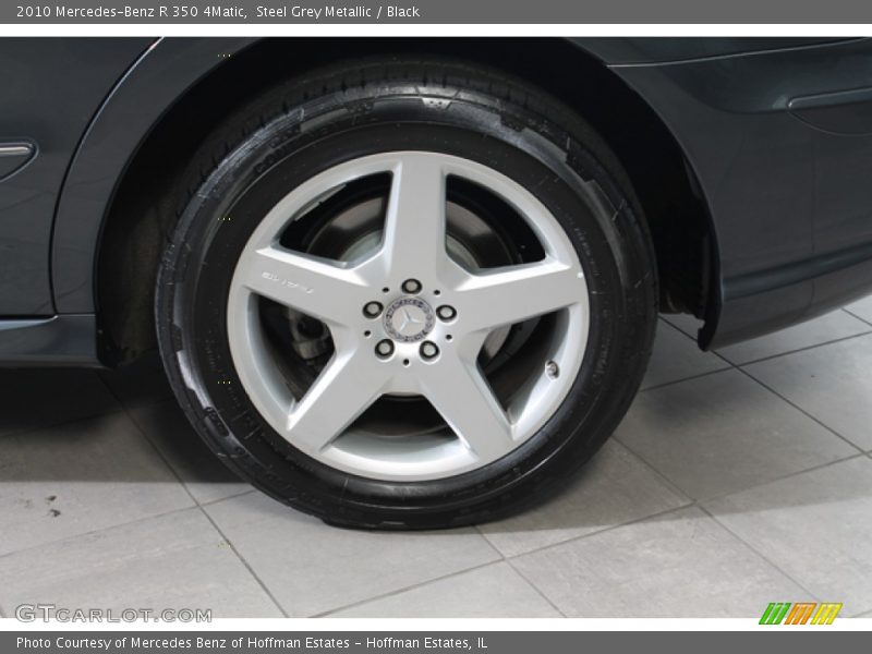 Steel Grey Metallic / Black 2010 Mercedes-Benz R 350 4Matic