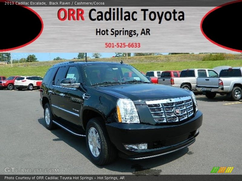 Black Raven / Cashmere/Cocoa 2013 Cadillac Escalade
