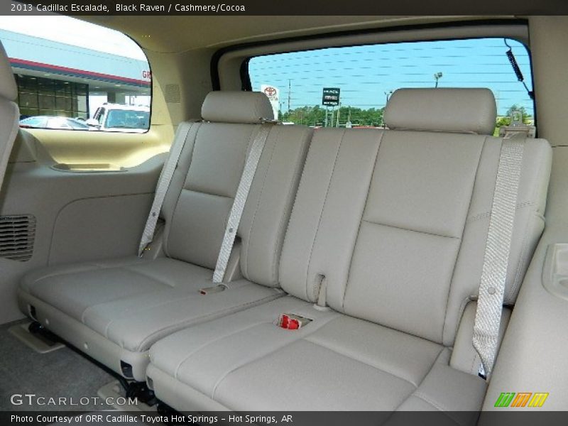 Rear Seat of 2013 Escalade 