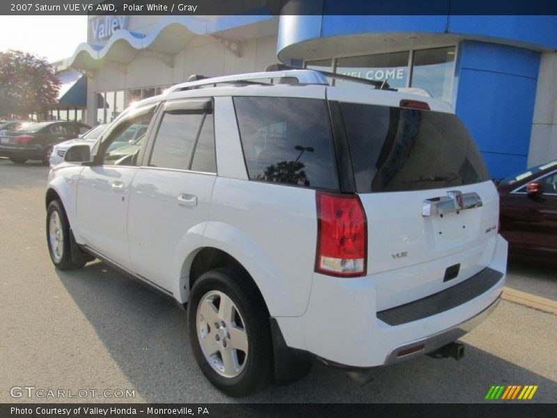 Polar White / Gray 2007 Saturn VUE V6 AWD