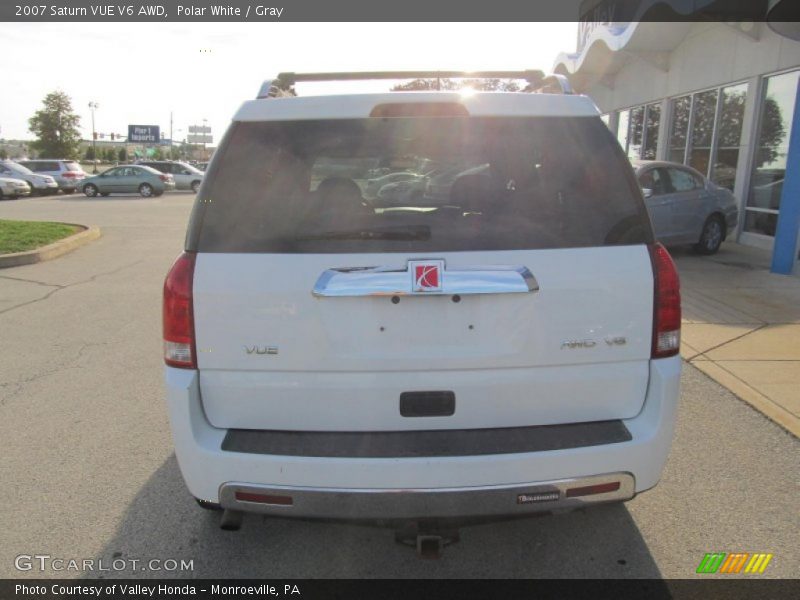 Polar White / Gray 2007 Saturn VUE V6 AWD