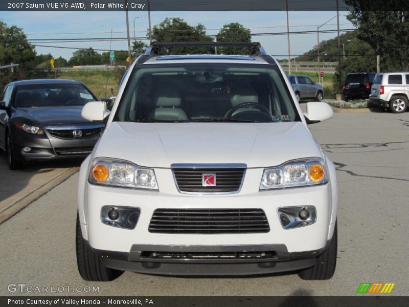 Polar White / Gray 2007 Saturn VUE V6 AWD
