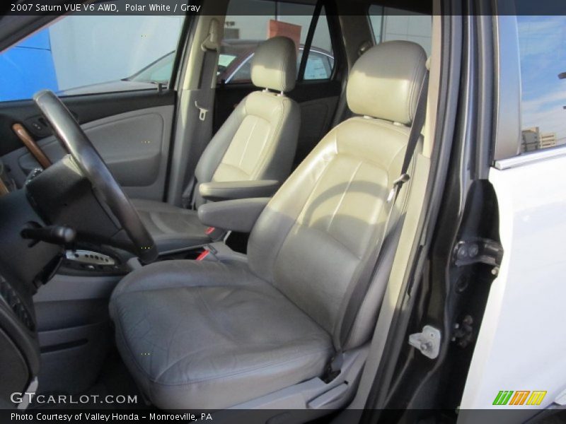 Polar White / Gray 2007 Saturn VUE V6 AWD