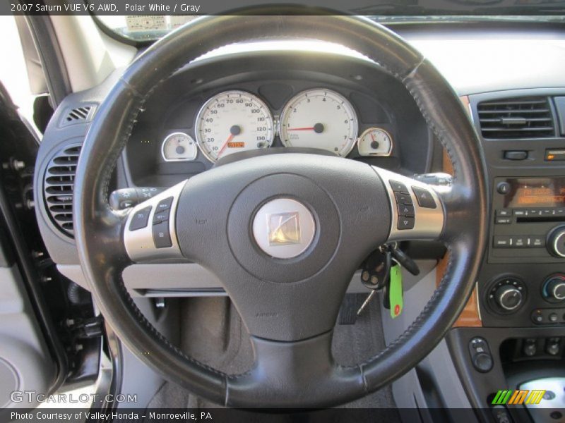 Polar White / Gray 2007 Saturn VUE V6 AWD