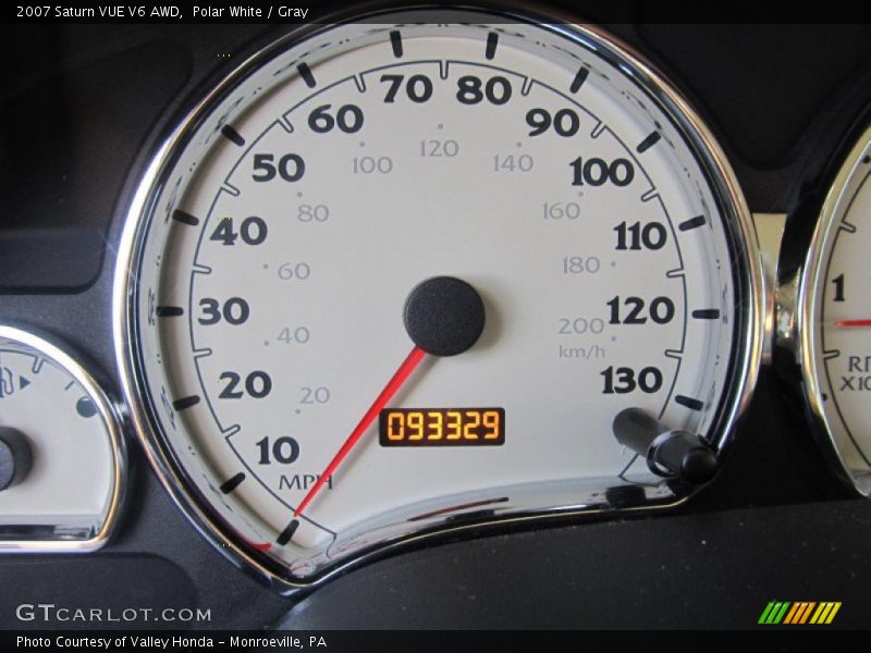 Polar White / Gray 2007 Saturn VUE V6 AWD