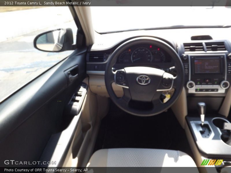 Sandy Beach Metallic / Ivory 2012 Toyota Camry L
