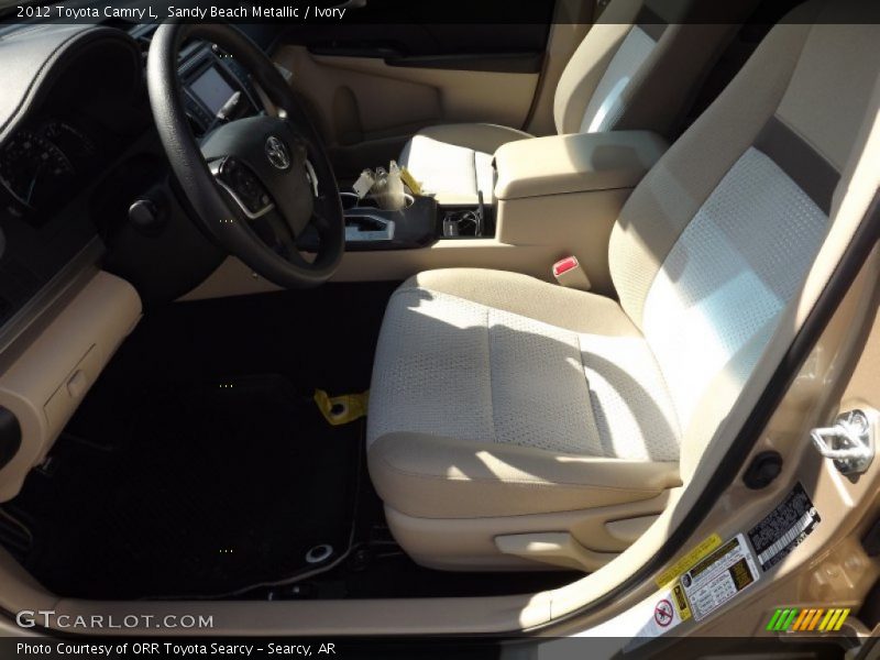 Sandy Beach Metallic / Ivory 2012 Toyota Camry L