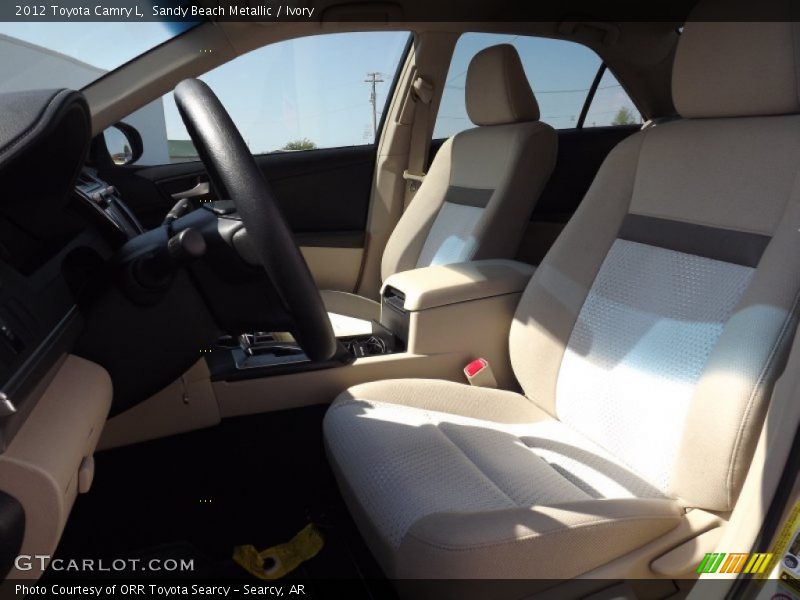 Sandy Beach Metallic / Ivory 2012 Toyota Camry L