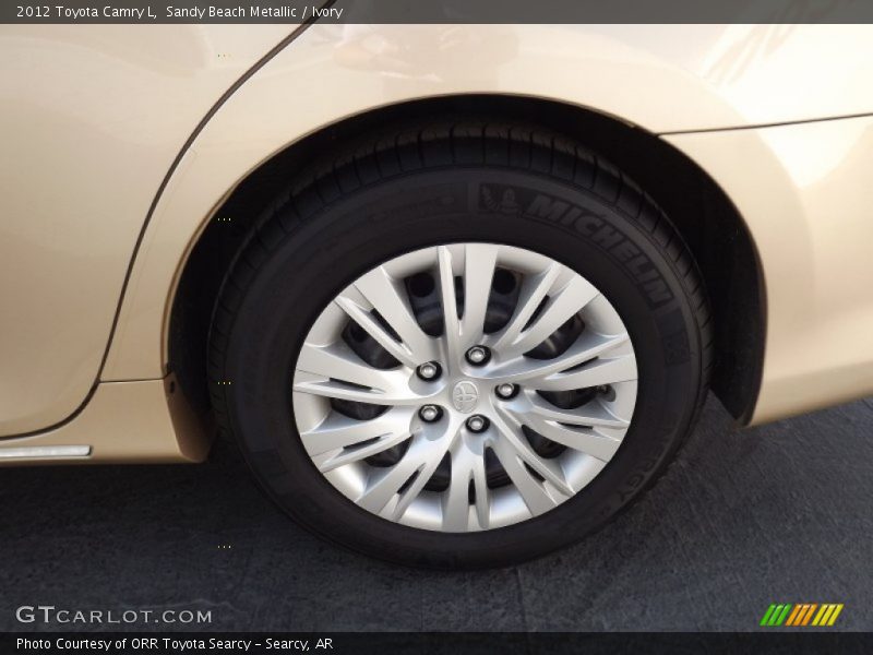 Sandy Beach Metallic / Ivory 2012 Toyota Camry L