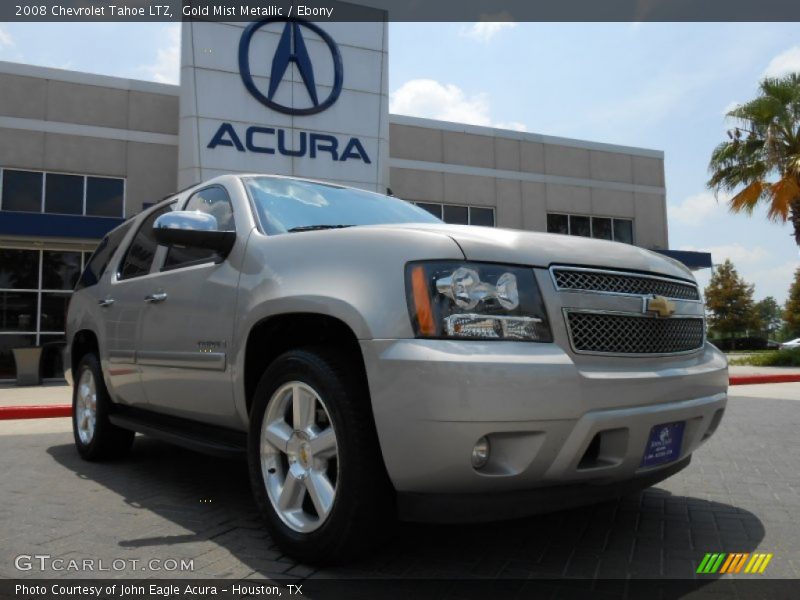 Gold Mist Metallic / Ebony 2008 Chevrolet Tahoe LTZ